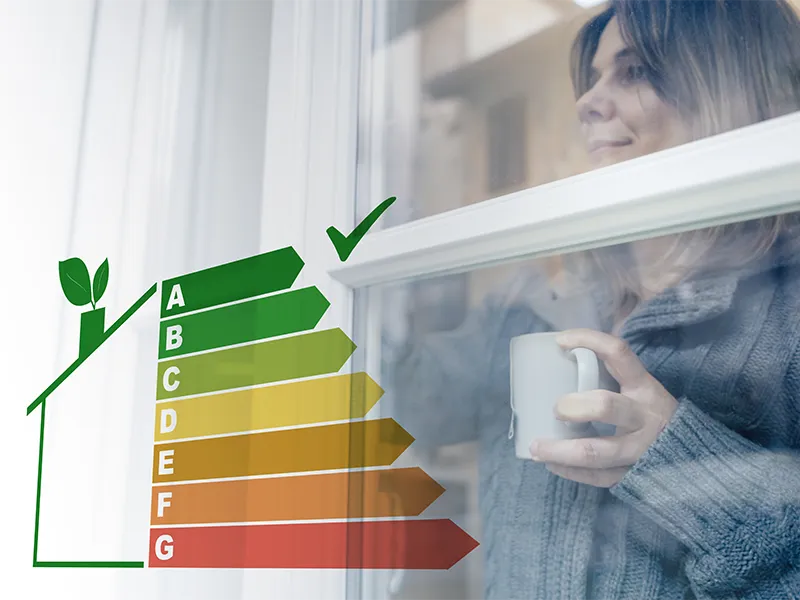 donna-in-casa-ad-alta-efficienza-energetica